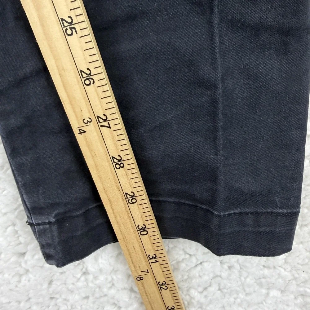 Banana Republic Fulton‎ Skinny Chino Pants Mens 32x32 Black Slim Stretch Casual